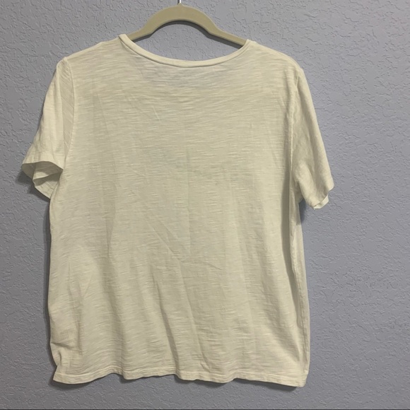 Draper James White Scoop Neck Nashville Tee - Picture 5 of 5
